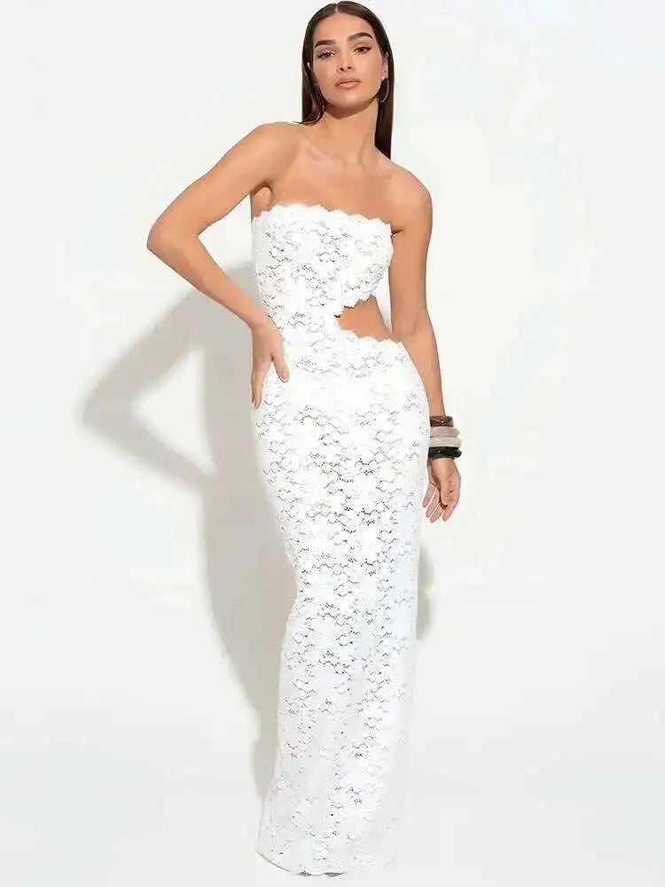Sovera Elegant Lace Dress